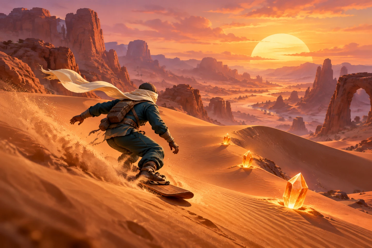 Dune Sprint — original illustrated cover